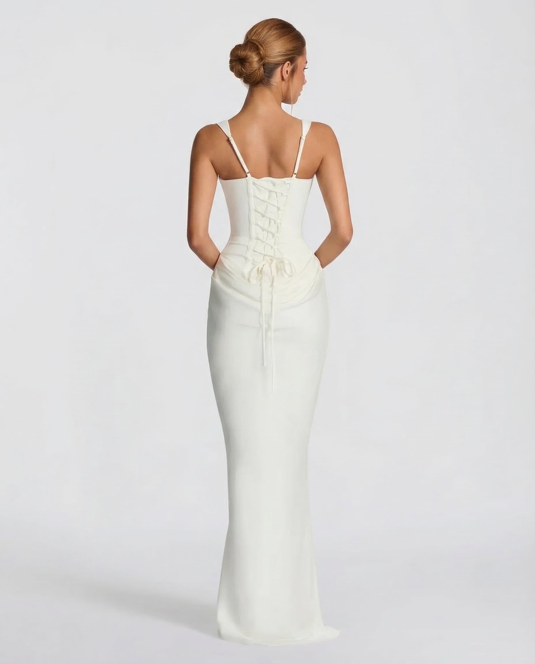 Eva Hourglass Maxi-Dress