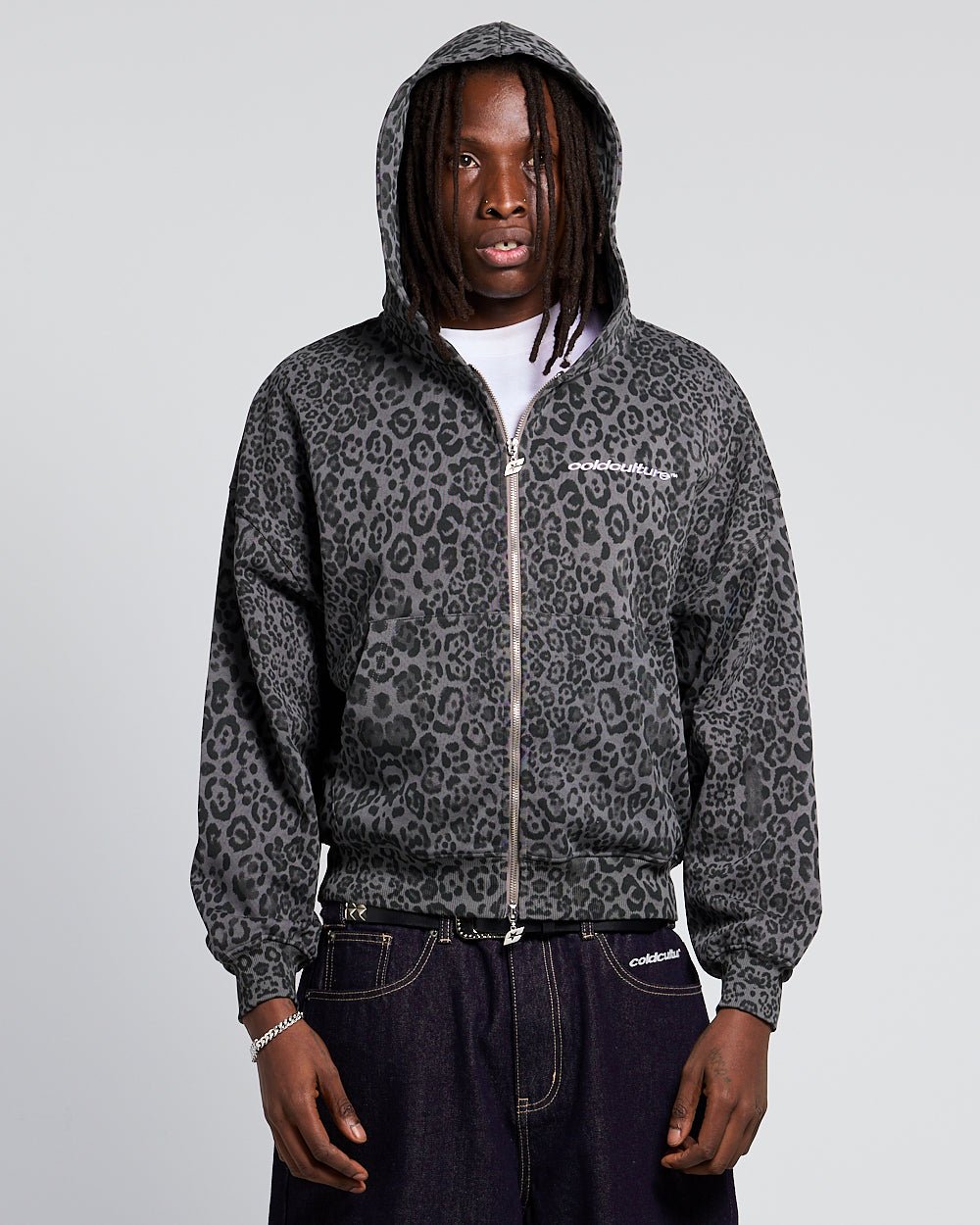 Cold Culture Nocturne Beast Zip Hoodie Dark Grey