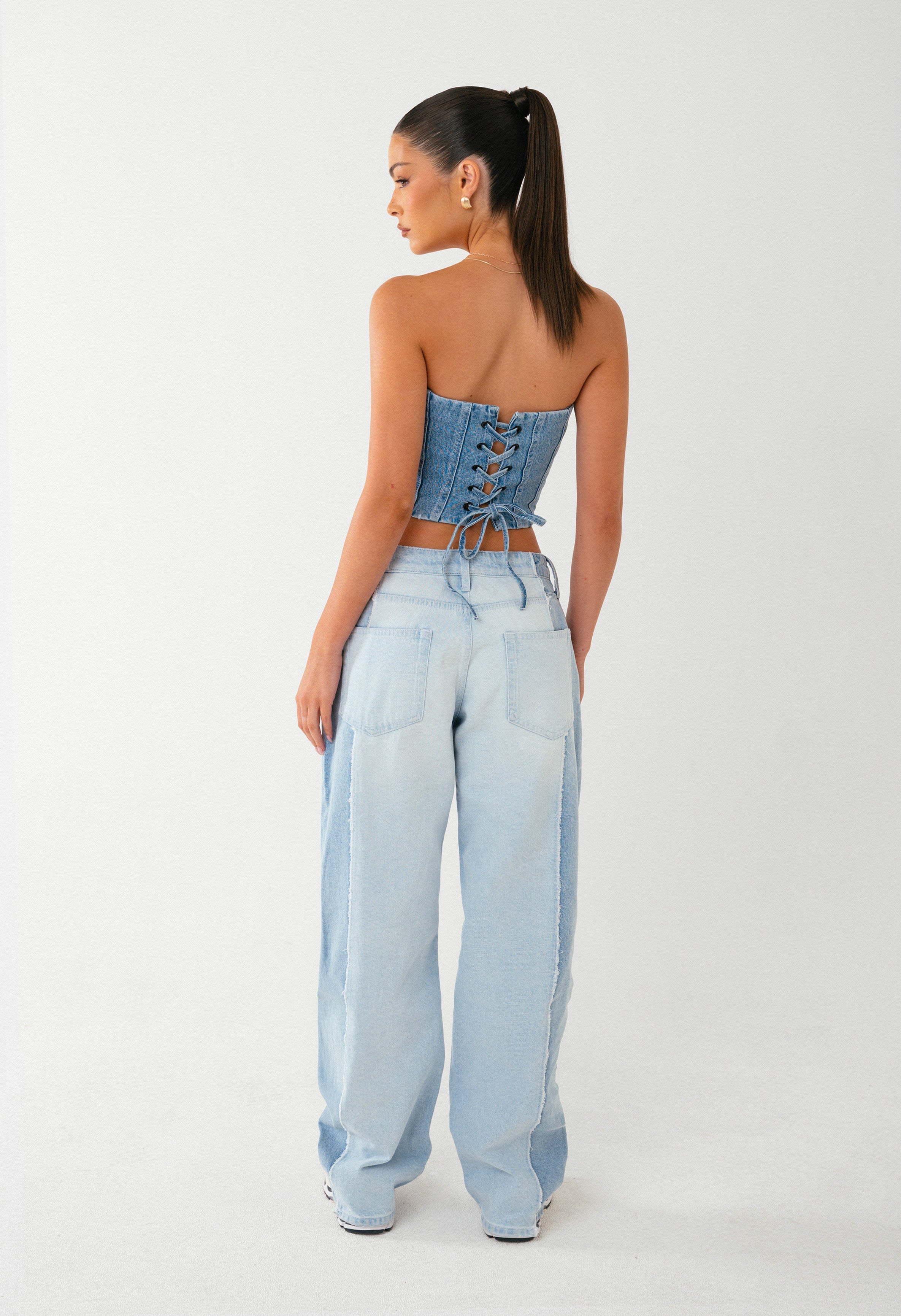 HIDDEN HILLS REWORKED DENIM SET