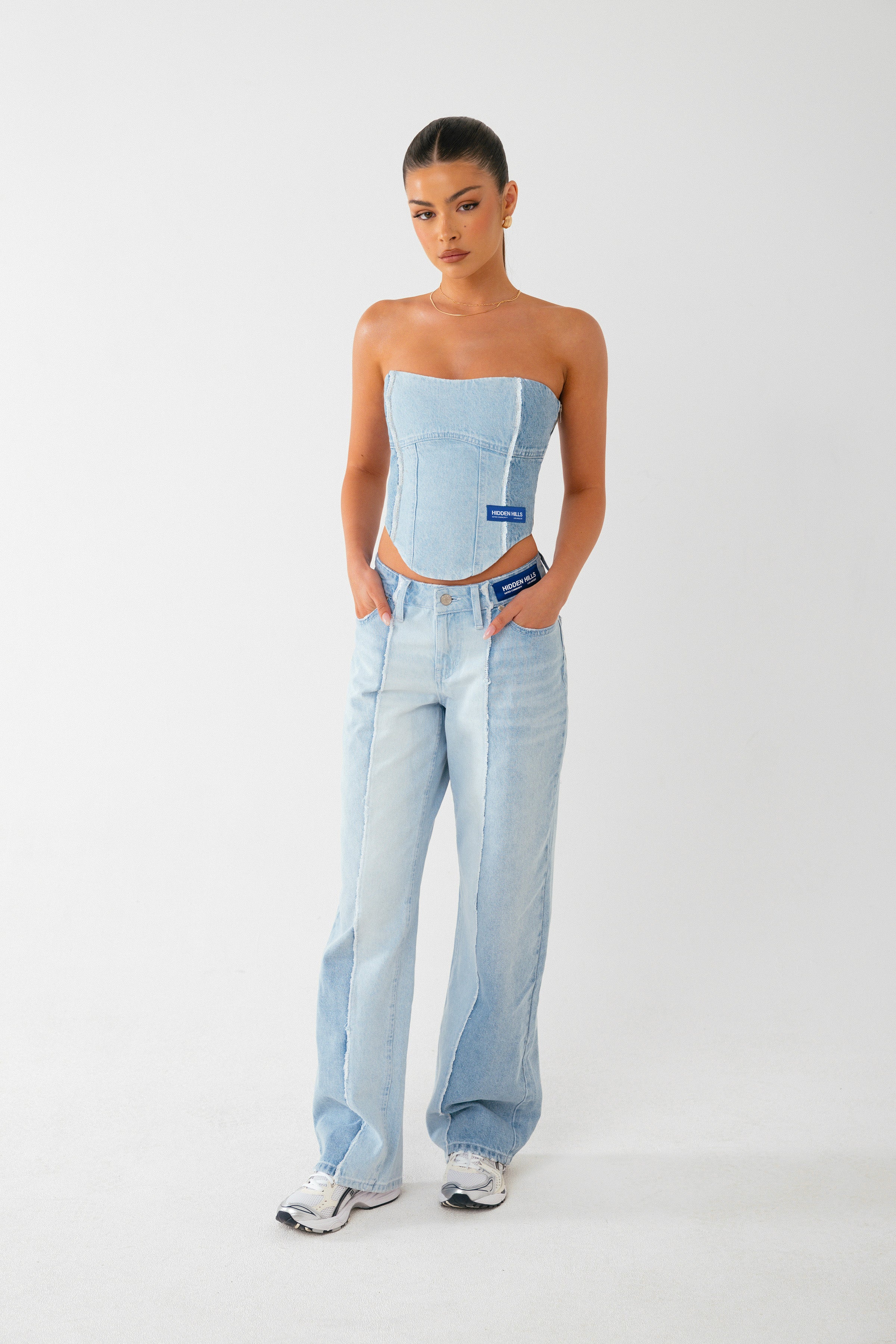 HIDDEN HILLS REWORKED DENIM SET