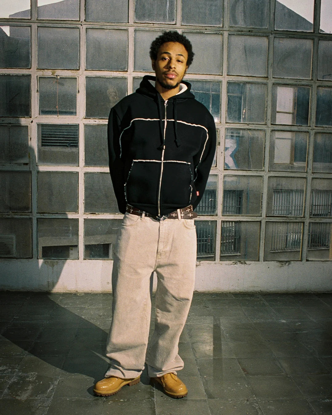 99BASED Daily Shearling Jacket Black